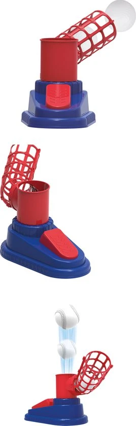 Toi-Toys Pro Sports Honkbaltrainer Met Ballenschieter En Knuppel (62852A) - Afbeelding 2