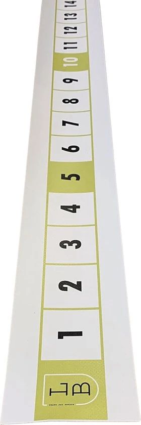 Bijles Juf Laura GETALLENLIJN TOT 100 - 5 Meter Lang - Rekenen - Rekenmateriaal - Bewegend Leren - Spelend Leren - Voor Binnen En Buiten - Onderwijs - Afbeelding 9