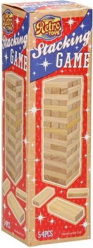 Henbrandt Stapeltoren - Torenspel - 54-delig - Mini - Afbeelding 2