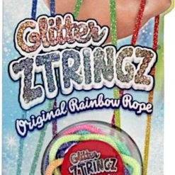 Basic ZTRINGZ Regenboog Touw Glitter - Vingertouw