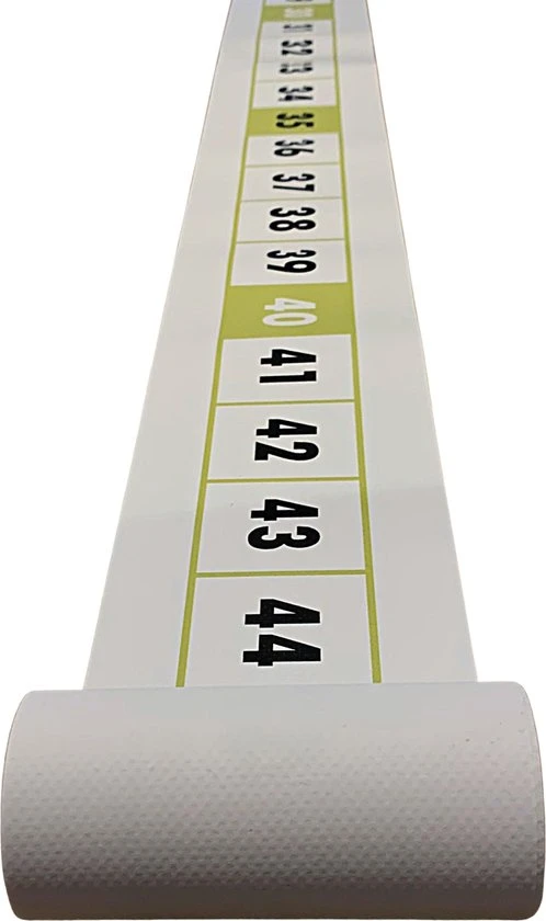 Bijles Juf Laura GETALLENLIJN TOT 100 - 5 Meter Lang - Rekenen - Rekenmateriaal - Bewegend Leren - Spelend Leren - Voor Binnen En Buiten - Onderwijs - Afbeelding 8