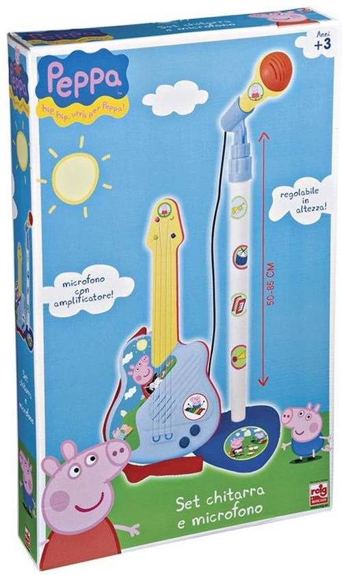 REIG Kindergitaar + Micro Peppa Pig