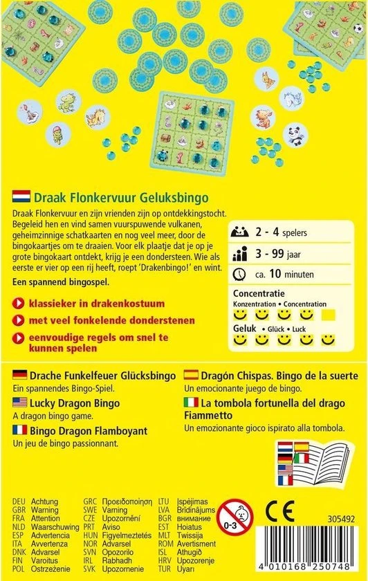 Haba - Haba Draak Flonkervuur Geluksbingo - Afbeelding 5