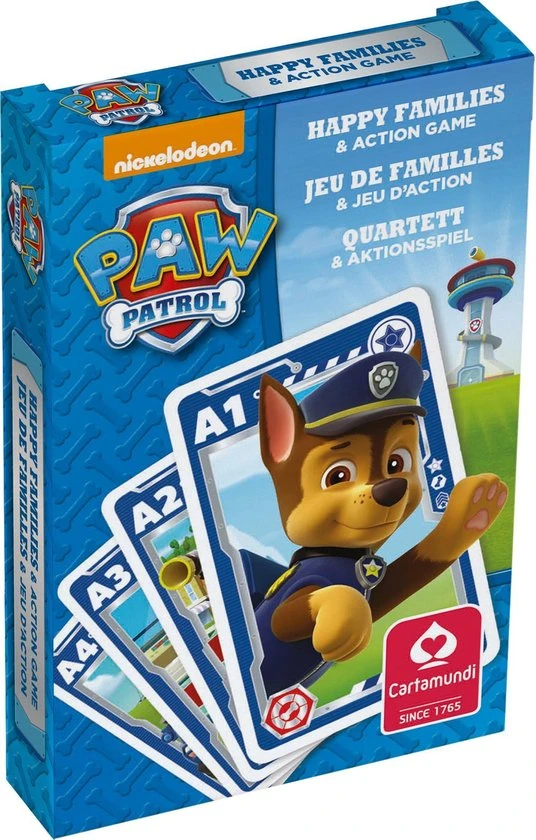 Shuffle Paw Patrol - Kwartet En Actiespel