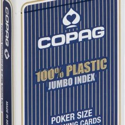 Cartamundi Plastic Speelkaarten Blauw Jumbo Index - Copag