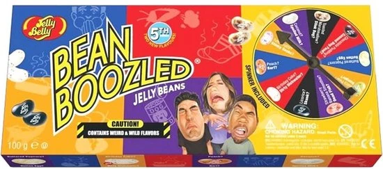 Jelly Belly Bean Boozled Challenge - 5e Editie - Gezinsspel - Vieze Snoepjes - Jelly Beans - Snoepspel - Snoep