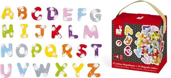 Janod Magneten - 52 Magnetische Letters Splash - Afbeelding 4