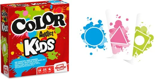 Shuffle - Color Addict Kids - Kaartspel - Familiespel - Nederlands - Afbeelding 2
