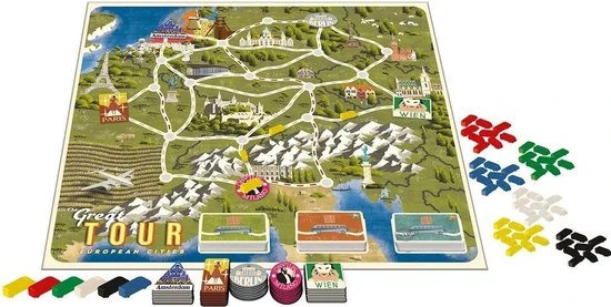 Tactic The Great Tour - Bordspel - Afbeelding 2