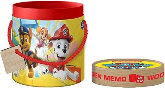 Paw Patrol Houten Memory In Koker .