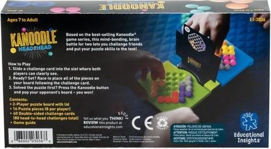 Kanoodle Head-To-Head - 60 Puzzels/breinbrekers - Afbeelding 3