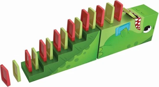 Goliath Domino Junior Twister Dino Refill 30 Dominostenen - Afbeelding 2