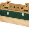 Hot Games Shut The Box Groot 9 Cijfers 34x24x3cm Hout