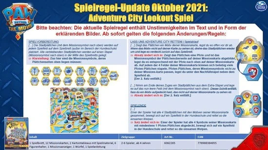 PAW Patrol De Film - Bordspel - De Avonturenstad Uitkijktoren - Afbeelding 7