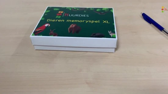 Huurdies Cadeautip! Educatief Dieren Memory Spel - Dierenspel - Dierensoorten Spel - Memoryspel Dieren Met Bijhorende Benamingen- Memory Spel - 70 Kaarten - Schoencadeautjes Sinterklaas - Afbeelding 2