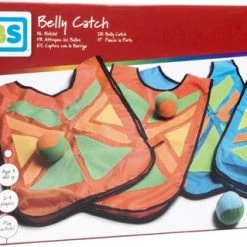 BS Toys Belly Catch Ballen Gooispel Set - Bal Werpspel Met Klittenband - Speelgoed Vanaf 4 Jaar - 2 Tot 4 Spelers