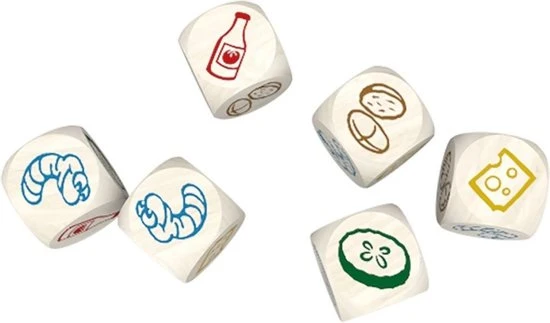 999 Games Regenwormen Junior Dobbelspel - Afbeelding 3