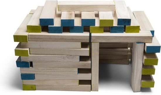 BS Toys Grote Toren Spel - Toren Bouwen Speelgoed - Balanstoren - Stapeltoren - Kinderspeelgoed Vanaf 3 Jaar - Afbeelding 15