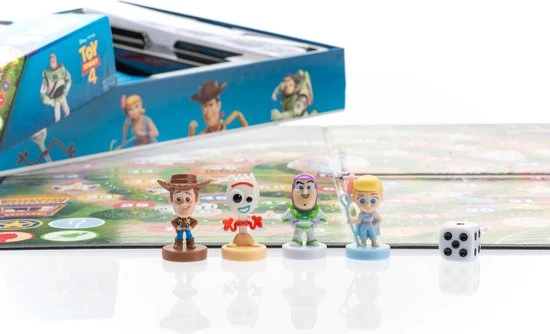 Disney Toy Story 4 Bordspel - 4 Mini Figuurtjes (Woody, Buzz, Bo Peep, Forky) - Afbeelding 5