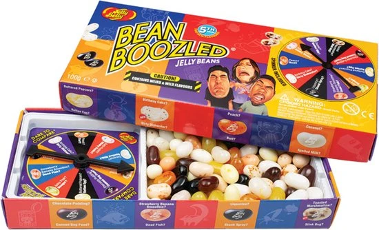 Jelly Belly Bean Boozled Challenge - 5e Editie - Gezinsspel - Vieze Snoepjes - Jelly Beans - Snoepspel - Snoep - Afbeelding 2