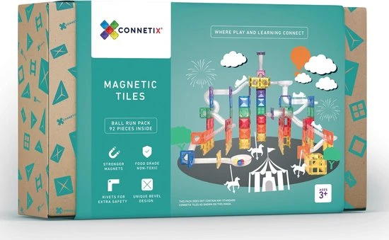 Connetix Tiles Connetix - Starter Pack 62 Stuks - Magnetisch Constructiespeelgoed - Afbeelding 20