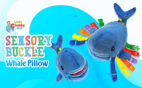 Bon Vibez Montessori Speelgoed - Walvis Kussen - Kinderspeelgoed - Sensorisch Speelgoed - Motoriek Speelgoed - Goed Voor De Ontwikkeling - Afbeelding 8