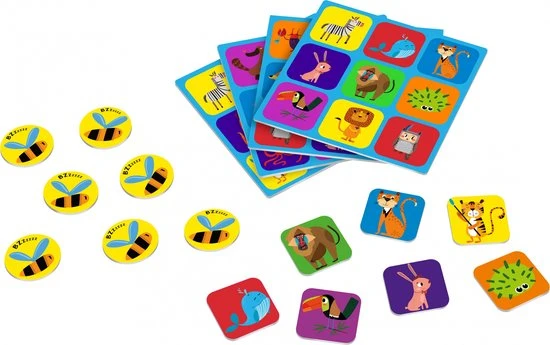 Shuffle - Into The Wild - Bingo - Dieren - Bingospel Voor Peuters - Stimuleer Coördinatie En Sociale Vaardigheden - Afbeelding 3