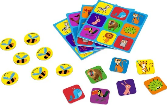 Shuffle - Into The Wild - Bingo - Dieren - Bingospel Voor Peuters - Stimuleer Coördinatie En Sociale Vaardigheden - Afbeelding 4