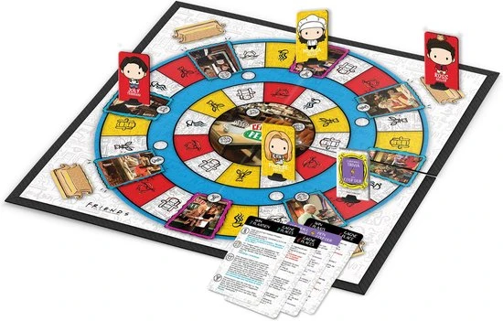 Warner Bros. Entertainment Friends - Race Naar Central Perk - Friends Tv Serie - Trivia - Bordspel - Familiespel - Afbeelding 6
