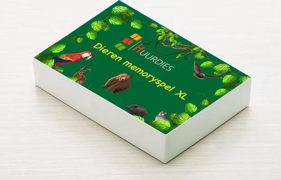 Huurdies Cadeautip! Educatief Dieren Memory Spel - Dierenspel - Dierensoorten Spel - Memoryspel Dieren Met Bijhorende Benamingen- Memory Spel - 70 Kaarten - Schoencadeautjes Sinterklaas - Afbeelding 5