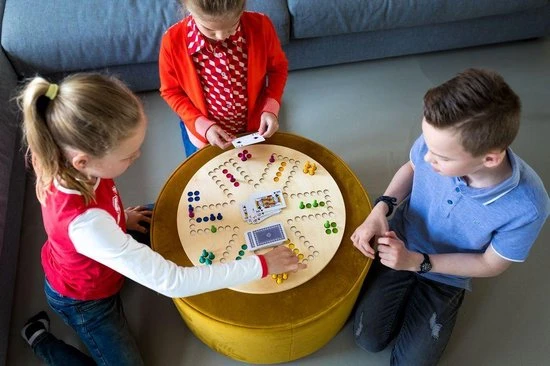 BS Toys 3-in-1 Bordspel - Keezenspel, Ganzenbord En Ludo - Speelgoed Vanaf 6 Jaar - 2 Tot 6 Spelers - Afbeelding 7