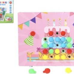 Charming Mushroom Nail Insteek Moza Ek Voor Kinderen - Insteekmoza Ek - Creatief Spelen & Leren - Insteek Moza Ek Leerspel - Leerzaam