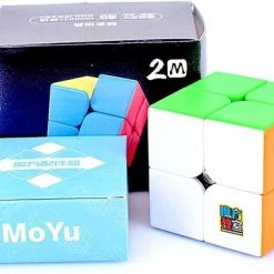 MoYu Meilong 2x2 M Speed Cube Magnetisch - Stickerless - Draai Kubus Puzzel - Magic Cube