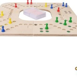 MULSAN Tokkenspel 4 Personen - Bordspel - Gezelschapsspel - Tokken - Tokbord