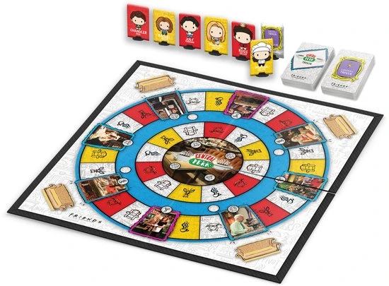 Warner Bros. Entertainment Friends - Race Naar Central Perk - Friends Tv Serie - Trivia - Bordspel - Familiespel - Afbeelding 9