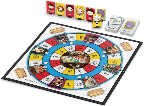Warner Bros. Entertainment Friends - Race Naar Central Perk - Friends Tv Serie - Trivia - Bordspel - Familiespel - Afbeelding 3