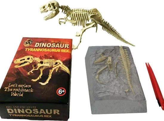 Nixnix Dinosaurus Opgravingsset - T-Rex - Speelgoed - Dino Fossiel - Tyrannosaurus Rex