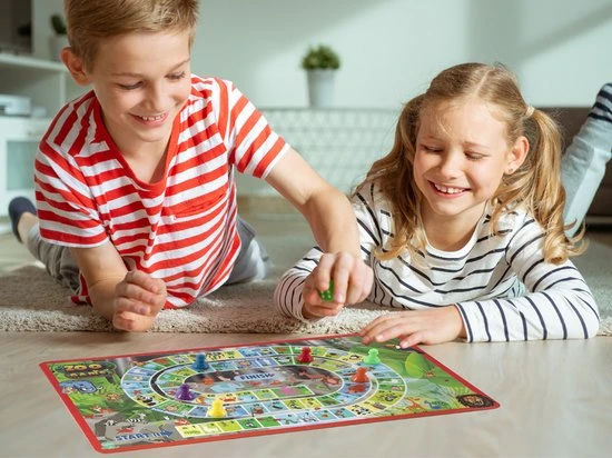 Grafix Dierentuin Bordspel | Bordspel Voor Het Hele Gezin | Ganzenbord Variant | Dieren Speelgoed - Afbeelding 6