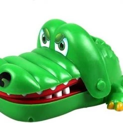 Merkloos Spel Bijtende Krokodil Reis Editie Krokodil Met Kiespijn