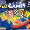 Toi Toys BV Check Mate 7 In 1 Games - Schaken, Dammen, Molenspel, Boter Kaas & Eieren, Slangen & Ladders, Steeplechase En Backgammon