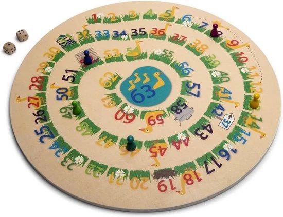 BS Toys 3-in-1 Bordspel - Keezenspel, Ganzenbord En Ludo - Speelgoed Vanaf 6 Jaar - 2 Tot 6 Spelers - Afbeelding 9