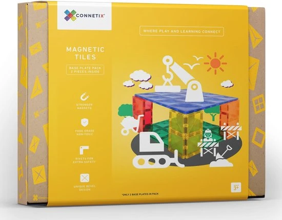 Connetix Tiles Connetix - Starter Pack 62 Stuks - Magnetisch Constructiespeelgoed - Afbeelding 25