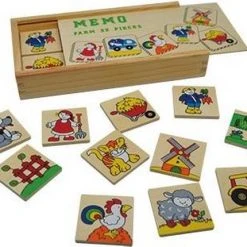 Playwood Houten Memo Geheugenspel - Boerderij 32 Delig
