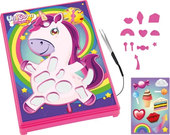 Grafix Unicorn Operatie Bibber - Bibber Spel - Kinderspellen - Actiespel - Educatief - Unicorn Operatie - Behendigheidsspel - Afbeelding 3