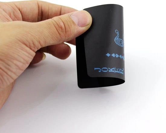 Fit Junkies Speelkaarten - Zwart En Blauw - 56 Kaarten - Waterdicht - Kaarten - Kaartspel - Afbeelding 2