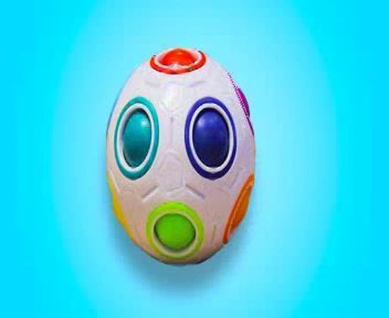 Toys Amsterdam Behendigheidsspel Magic Ball Junior 6,5 Cm Wit - Afbeelding 2