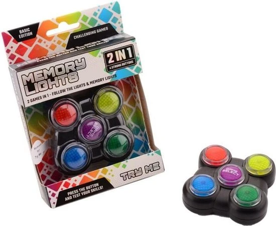 Basic Memory Volgspel 2-in-1 Licht En Geluid