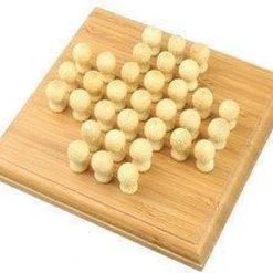 Eco Game Solitaire Reisvariant - Gemaakt Van Duurzaam Bamboehout
