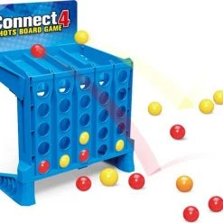 Jollity Works JollyPlay - Vier Op Een Rij - Gooi Vier Op En Rij - 4 Op Een Rij - Gooien - Spel - Stuiteren - Connect 4 Shots Bordspel