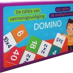 Domingos Dominos Dominospel De Tafels Van Vermenigvuldiging (nl/fr)